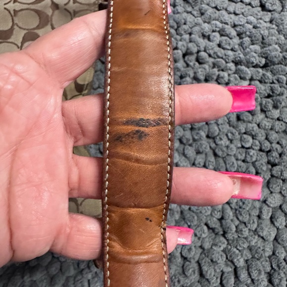 Coach Hampton Clip Signature Classic Shoulder Bag - Picture 12 of 14